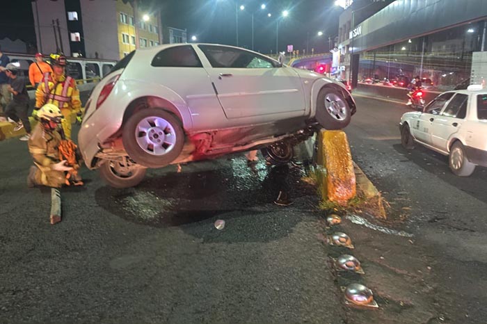 Accidente en avenida Madero Poniente causa un lesionado en Morelia