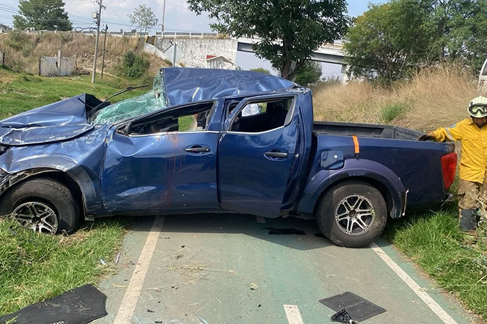 Accidente en la Morelia-Pátzcuaro deja un herido en Michoacán