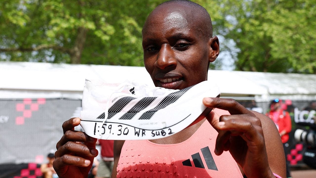 Adidas lanza tenis de Sabastian Sawe: se agotaron en dos minutos