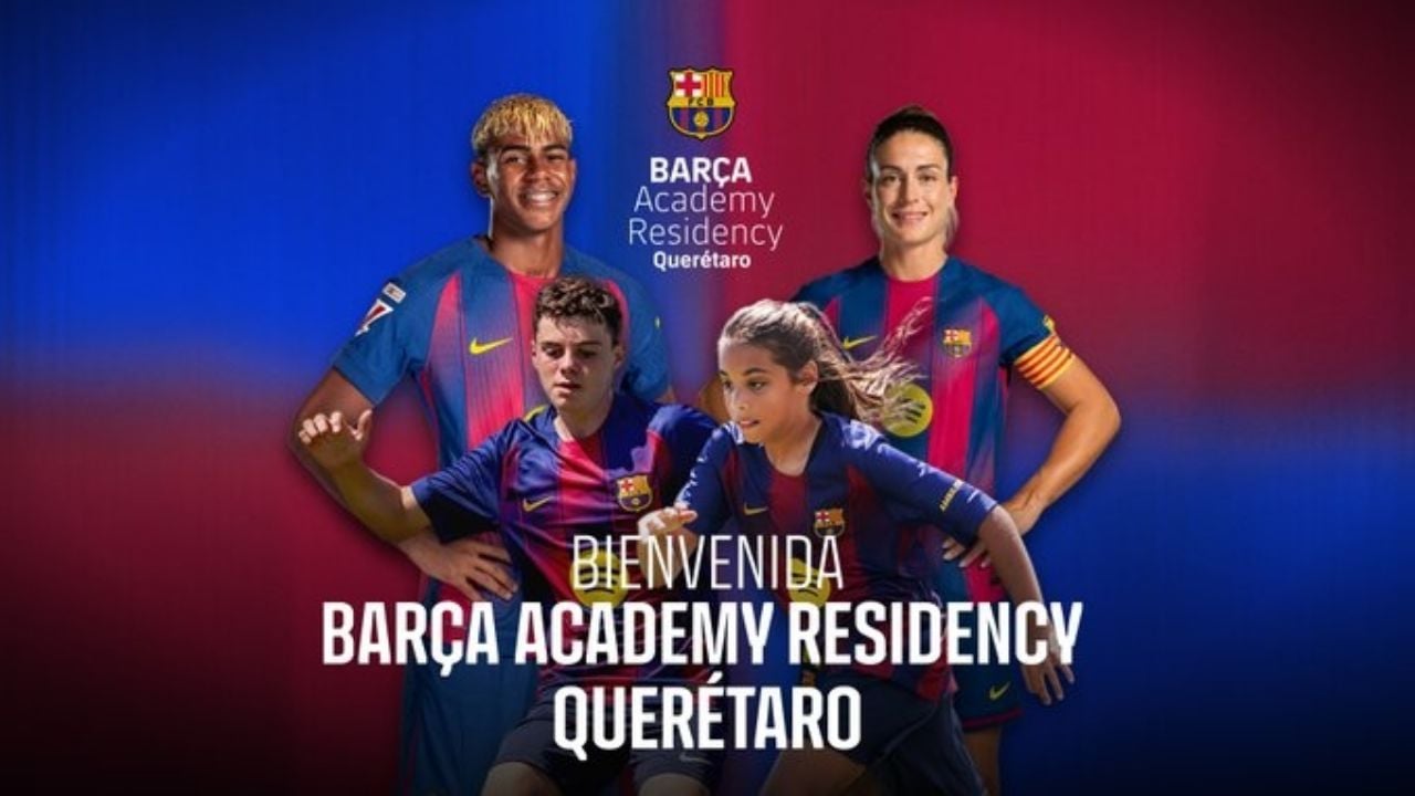 Barcelona lanza academia de fútbol en Querétaro, México