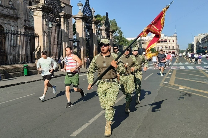 Ejército conmemora el Día de la Infantería con carrera en Morelia
