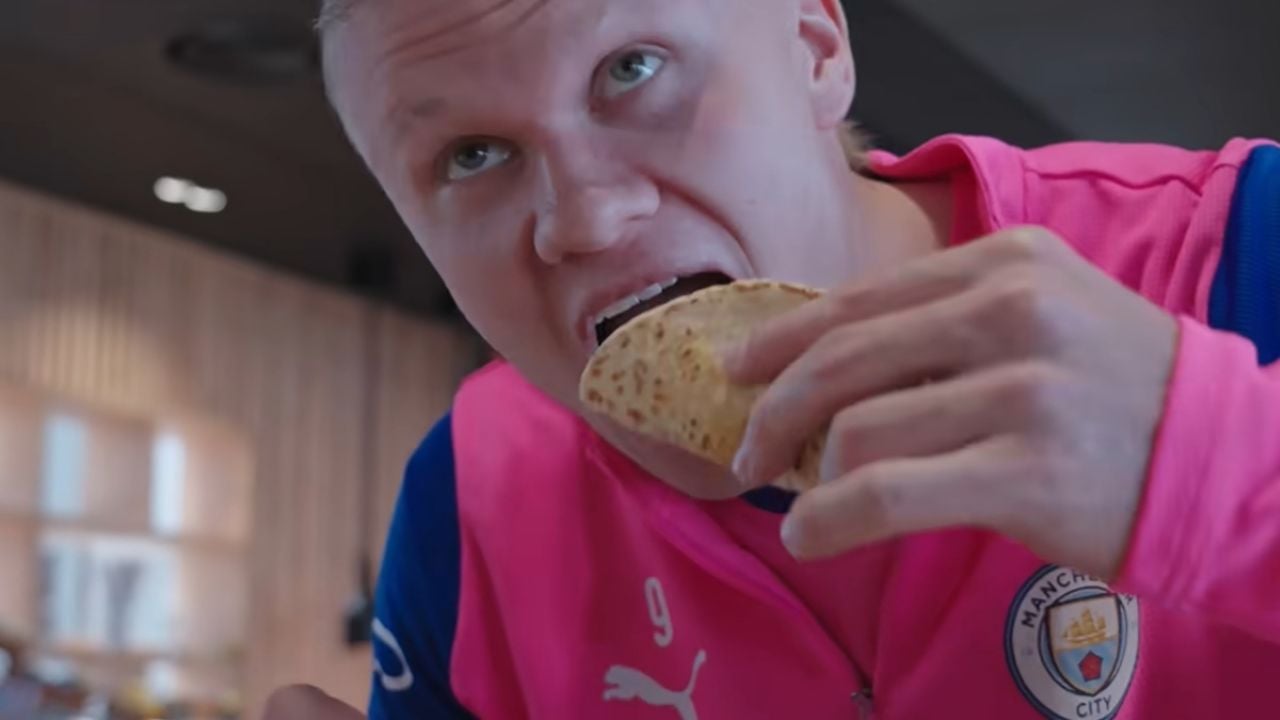 Erling Haaland disfruta tacos mexicanos: “Son una de mis comidas favoritas”