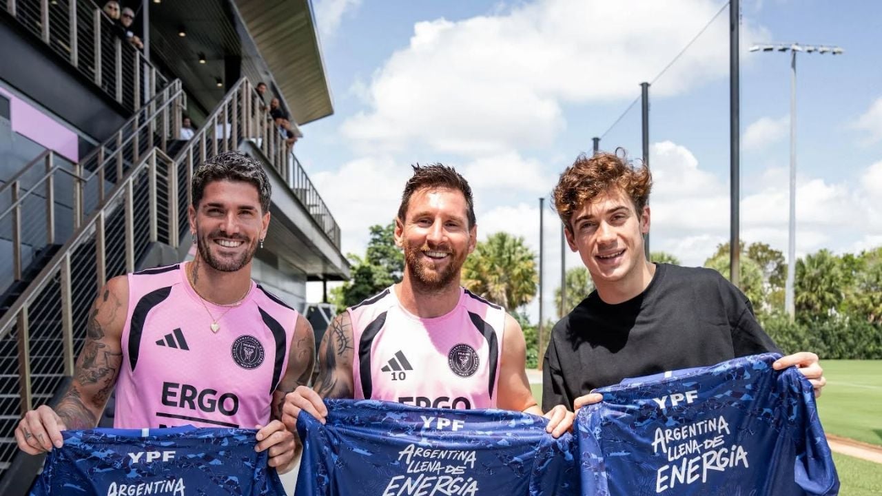 Franco Colapinto se encuentra con Messi y comparte su pasión por la F1