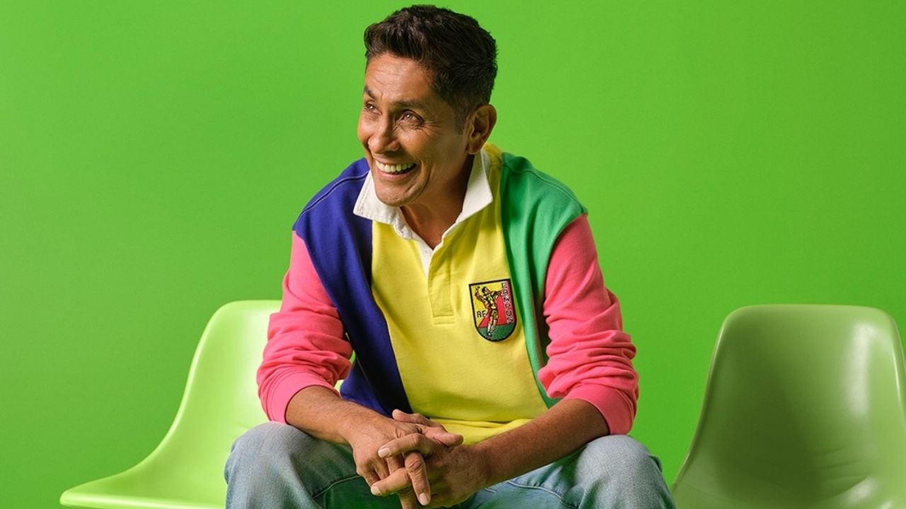 Jorge Campos presenta su línea de ropa en Times Square