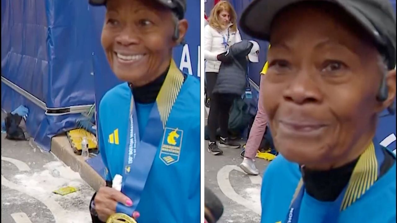 Mujer de 82 años completa los seis maratones más prestigiosos en Boston