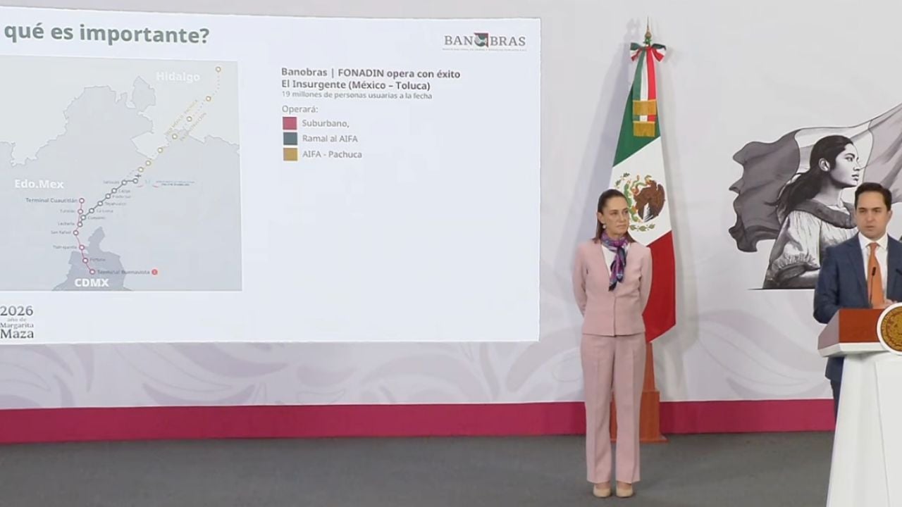 Sheinbaum confirma traspaso del Tren Suburbano al gobierno por 6 mil millones de pesos en CDMX