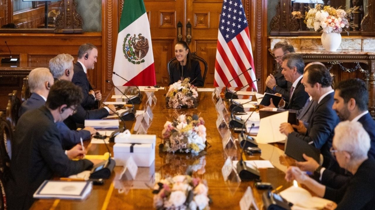 Sheinbaum sostiene encuentro con representante comercial de EE. UU. sobre T-MEC en Ciudad de México