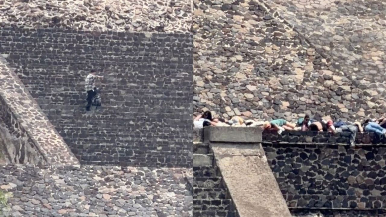 Tirador de Teotihuacán amenaza con matar a turistas extranjeros