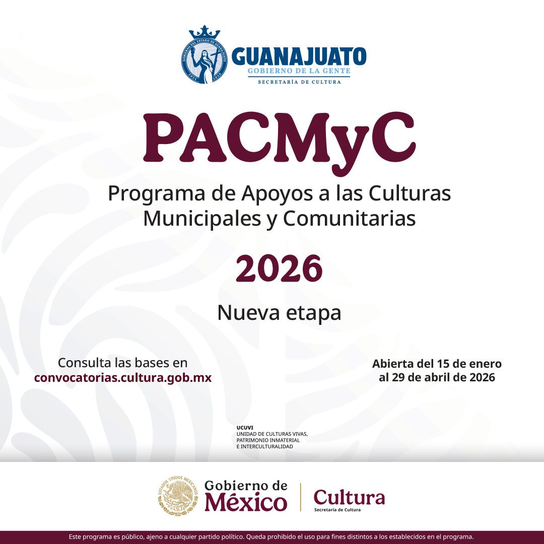 Últimos días para postularse al PACMyC 2026 en Guanajuato