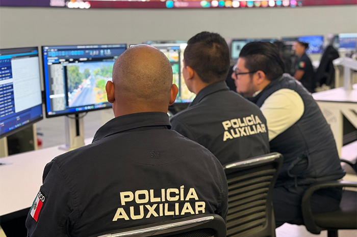 Vigilancia permanente de SSP y Policía Auxiliar en el teleférico de Uruapan