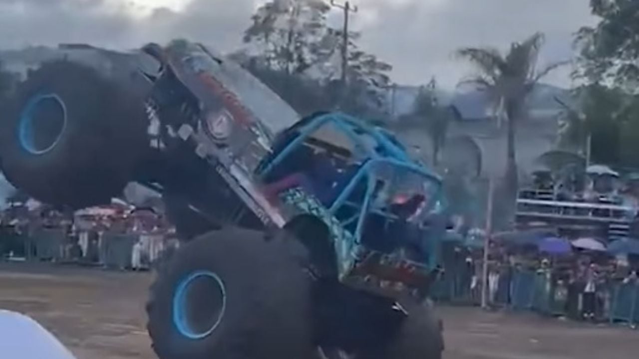 Accidente en Colombia: Monster Truck atropella a la multitud, dos muertos y más de 30 heridos