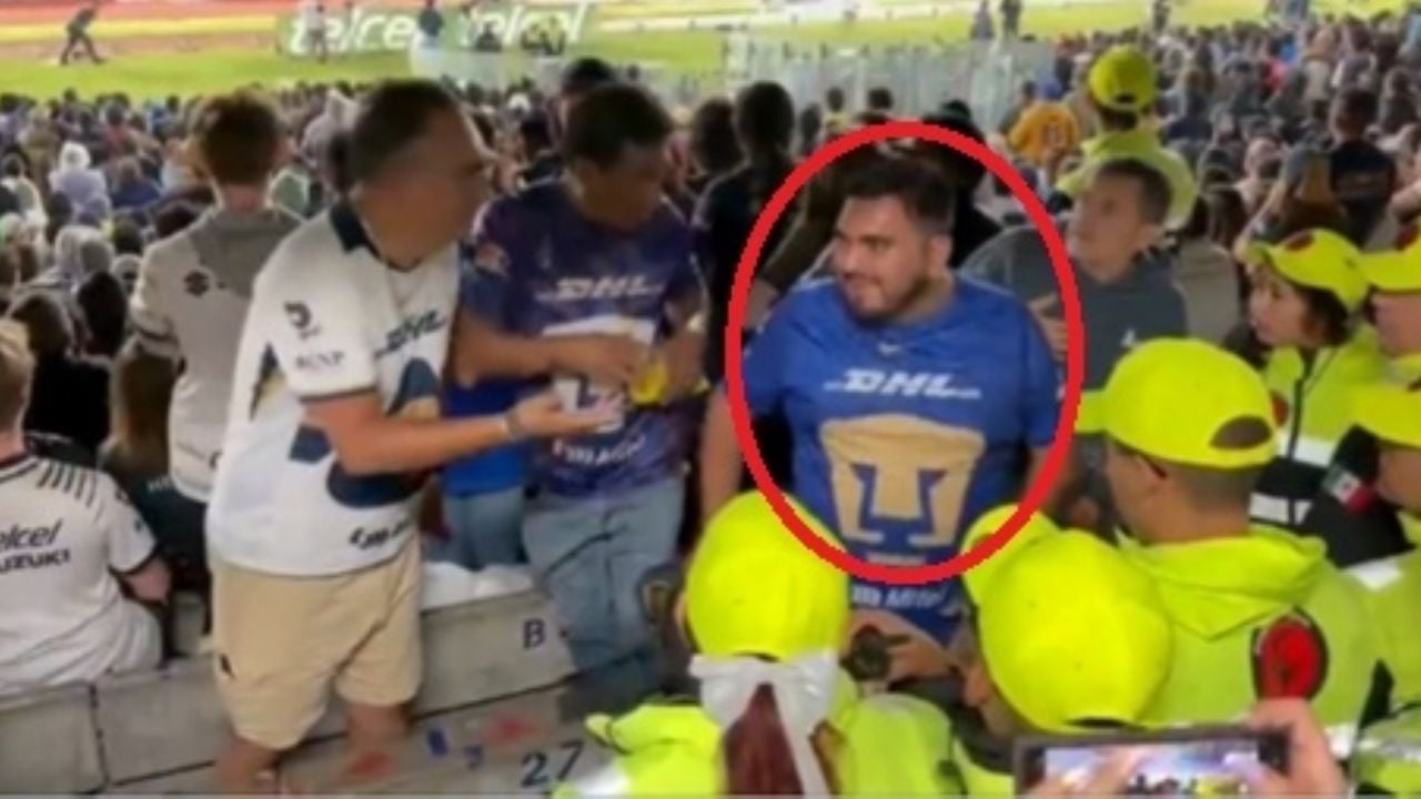 Aficionado de Pumas expulsado por agresión a directivos del América