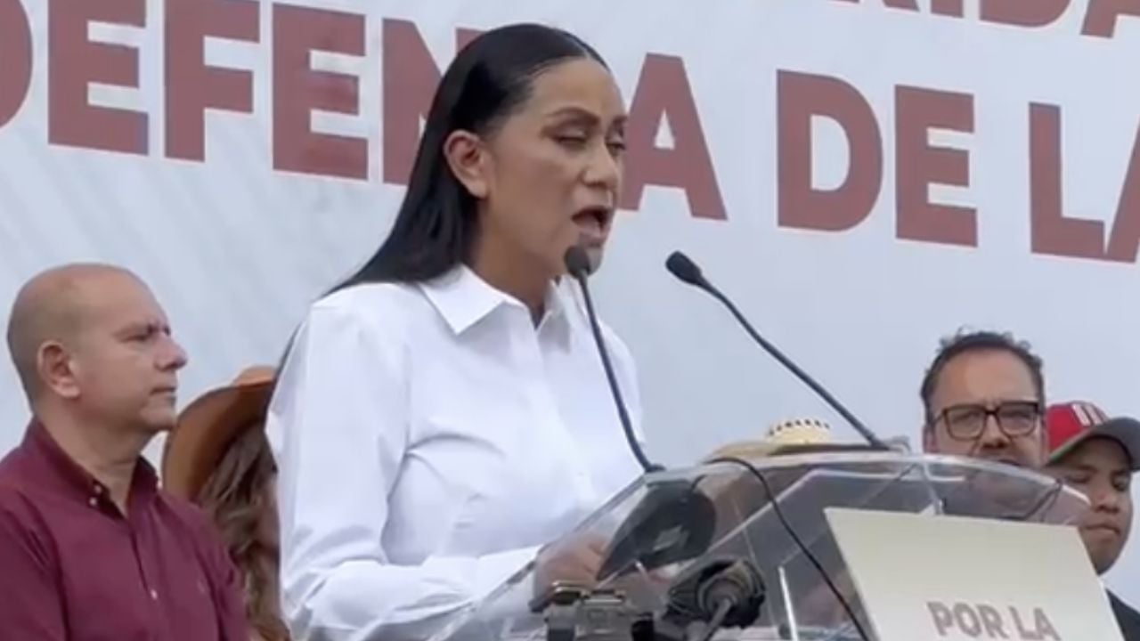 Ariadna Montiel defiende su postura en movilización en Chihuahua con baja asistencia