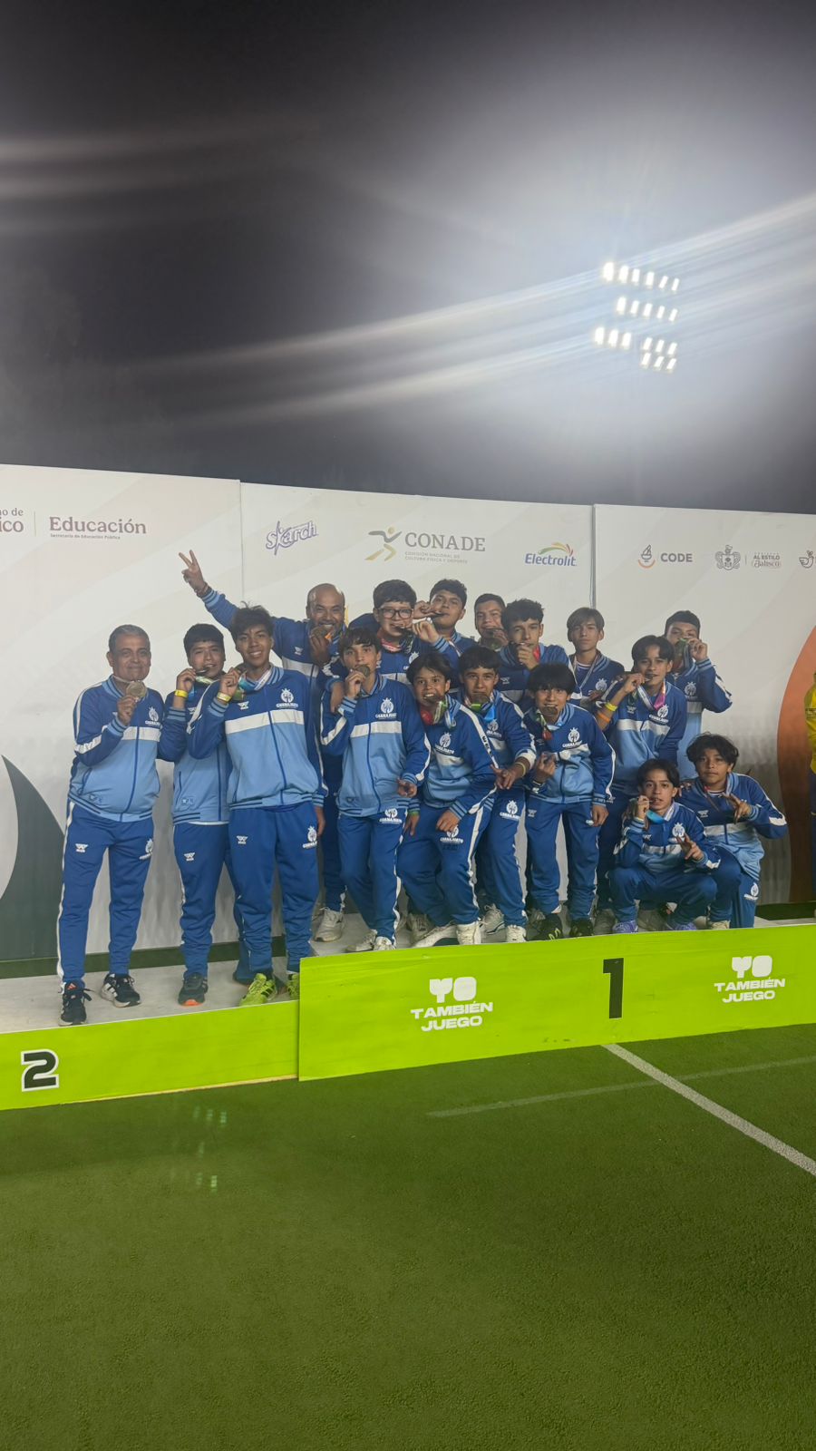 Bicampeones de la Olimpiada Nacional en [Nombre del municipio/región]