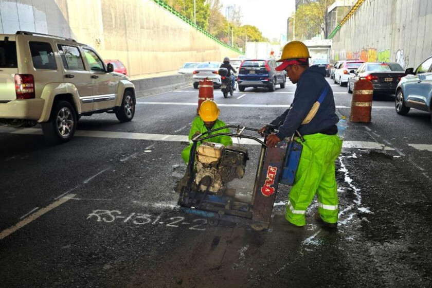 CDMX presenta hundimiento mensual de más de 2 cm, afectando la infraestructura vial