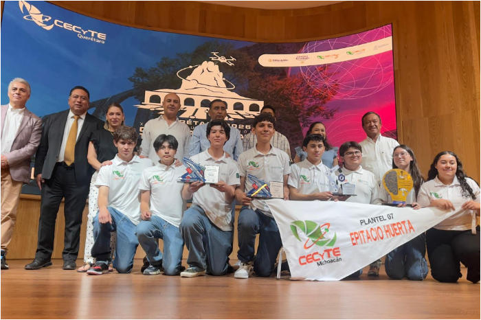 Cecytem de Michoacán clasifica para el Mundial de Robótica en China 2026