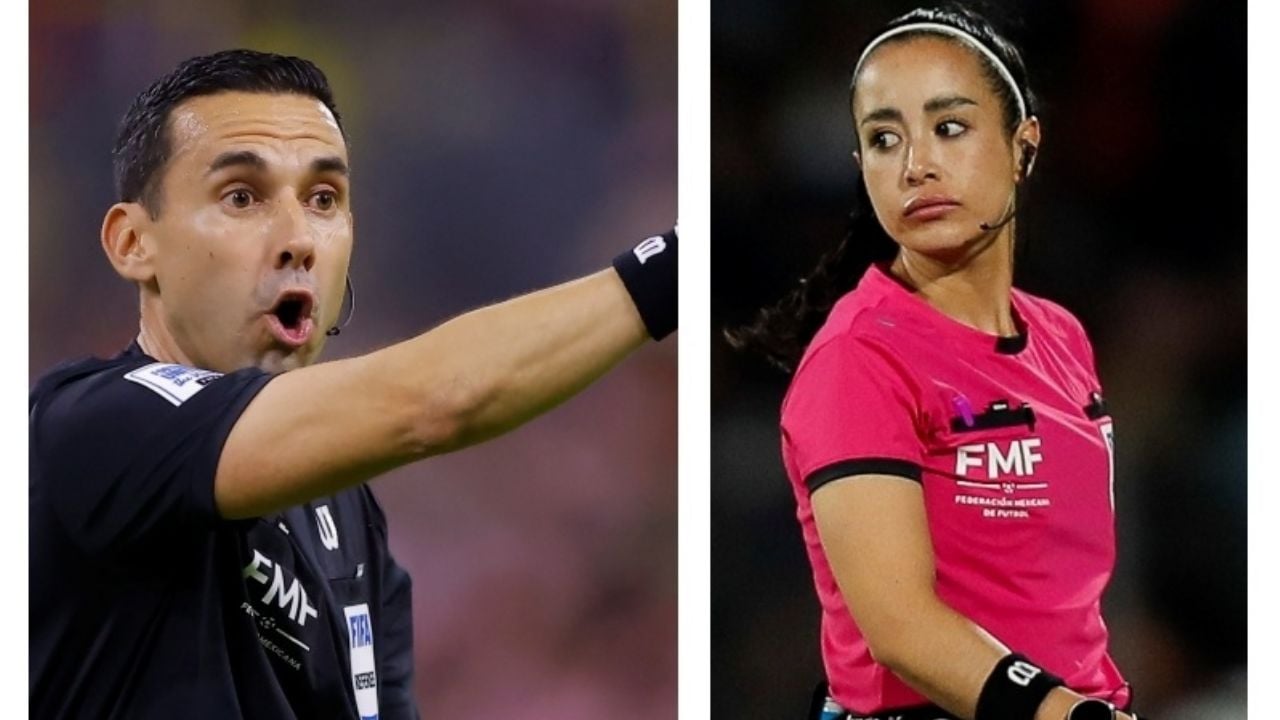 César Ramos y Katia Itzel, árbitros mexicanos excluidos de la Final Pumas-Cruz Azul