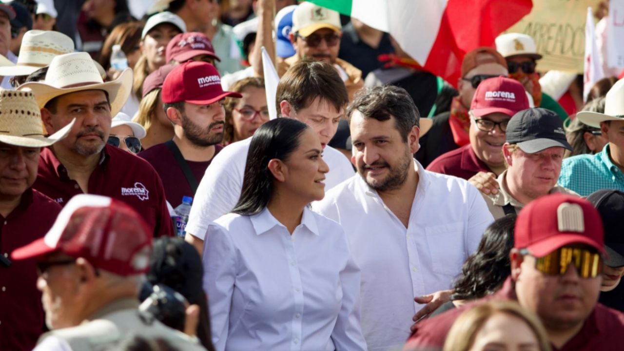Ciudadanos de Sinaloa demandan respuestas a Andy López Beltrán tras marcha en Chihuahua