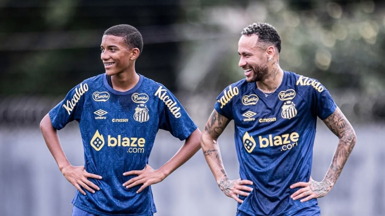 Conflicto entre el hijo de Robinho y Neymar: Gambeta y zancadilla en el campo