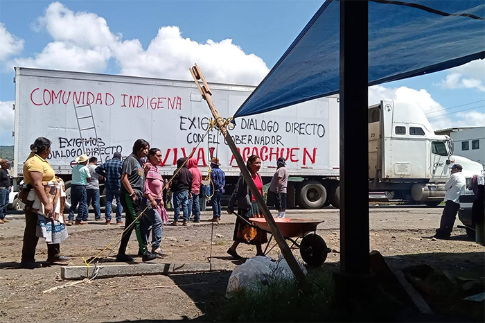 Consejo Supremo Indígena cierra cinco carreteras en Michoacán