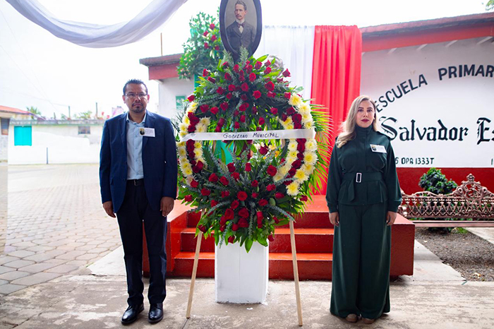 Dayana Pérez recuerda el 115 aniversario del movimiento maderista en Salvador Escalante
