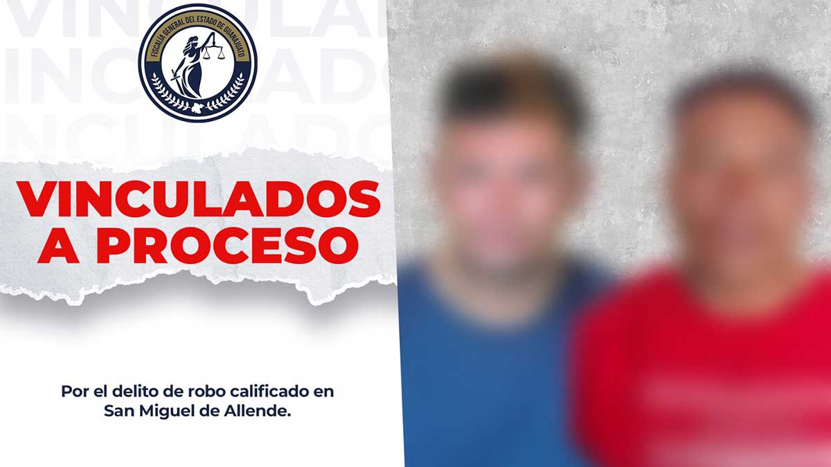 Detienen a dos sospechosos por robo de motocicleta en San Miguel de Allende