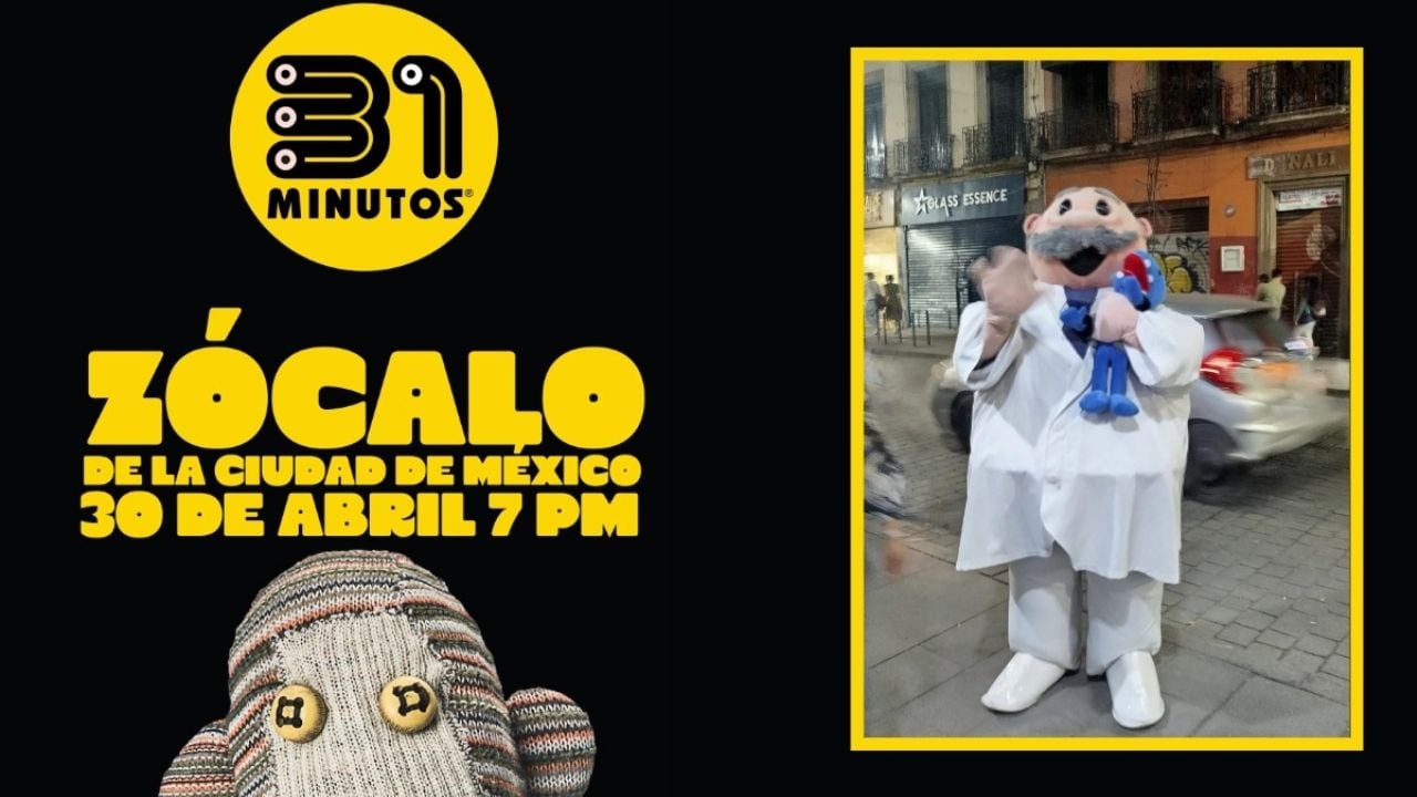 Doctor Simi disfruta del concierto de 31 Minutos en el Zócalo
