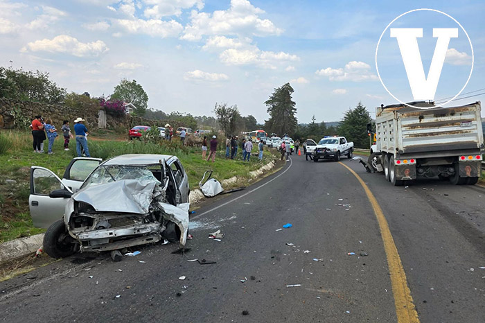 Fallece adulto mayor tras accidente en la carretera Morelia-Quiroga