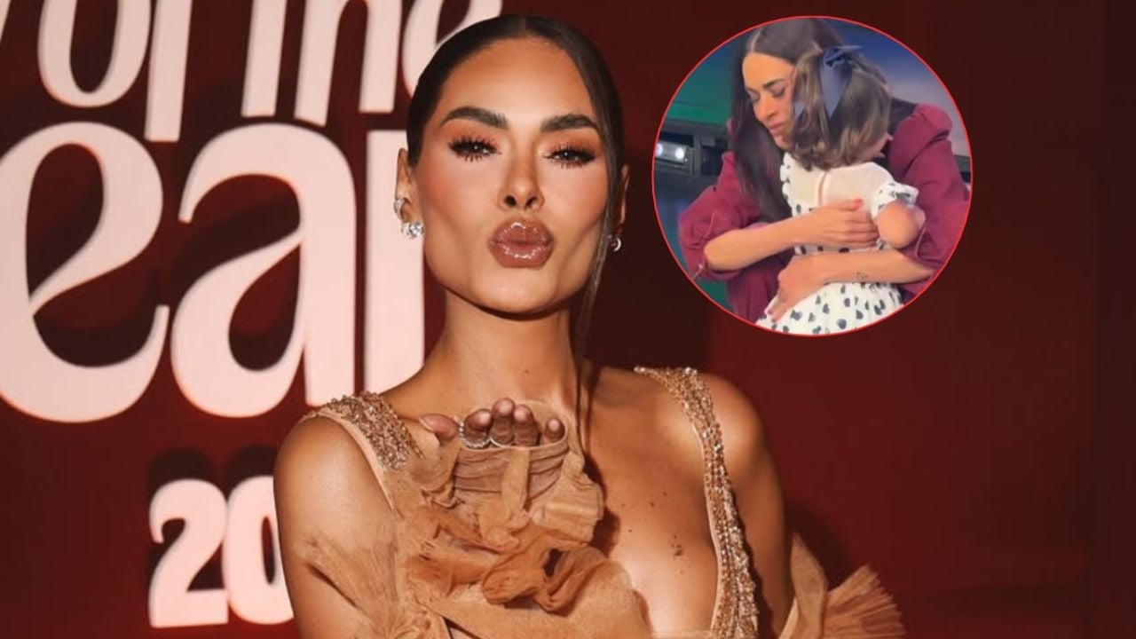 Galilea Montijo cuida a la hija de Paul Stanley con ternura