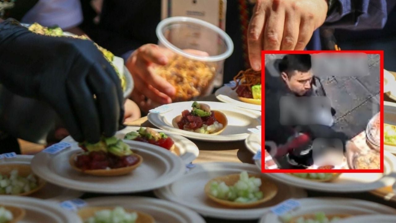 Hombre roba guisado de pollo en puesto de tostadas: Mira el video