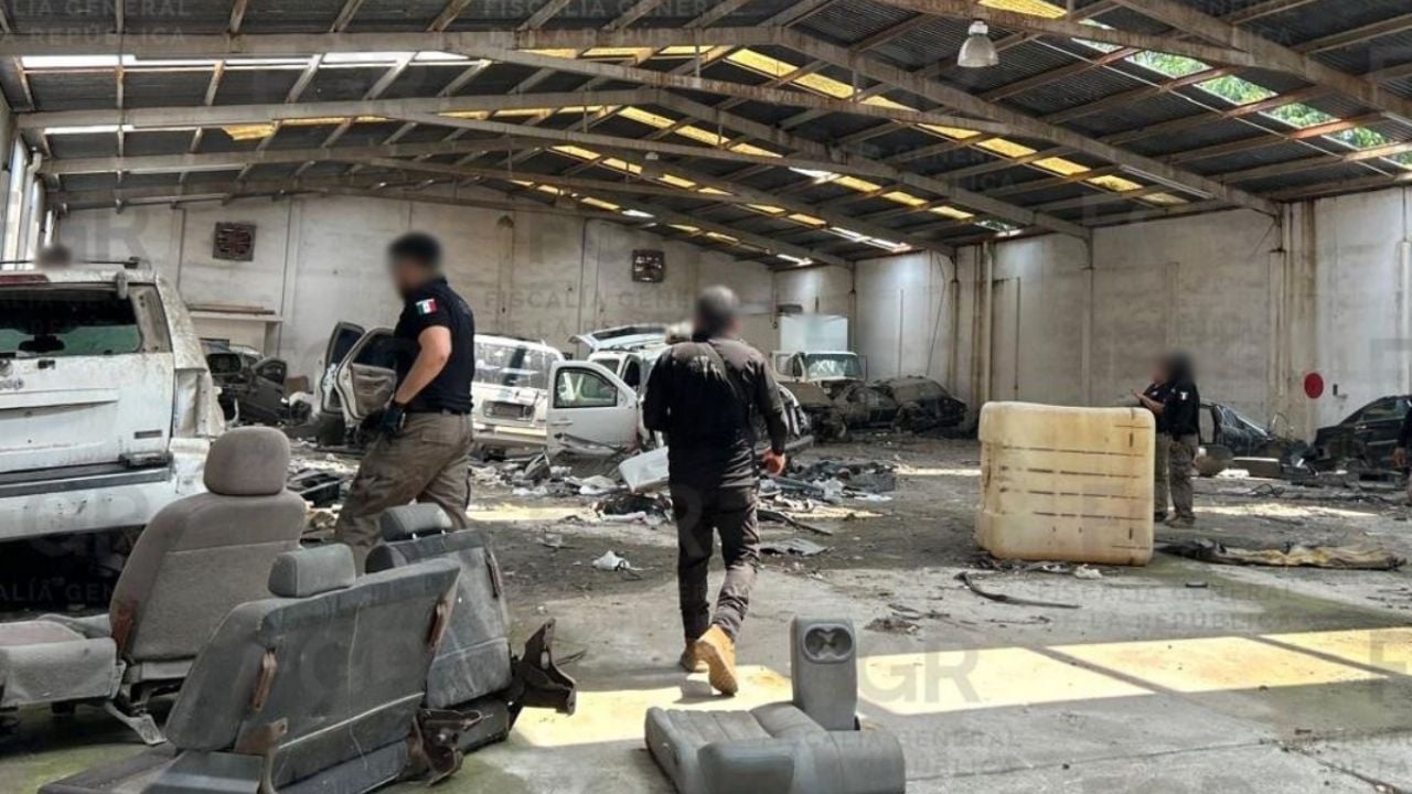 Incautan 15 camionetas blindadas en operativo de agentes federales en Reynosa