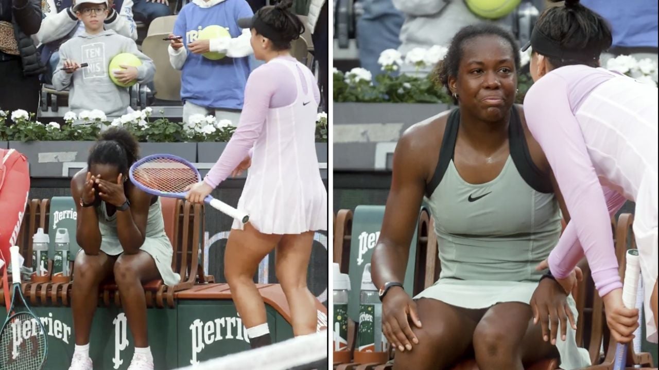 Jugadora consuela a rival llorando tras su eliminación en Roland Garros