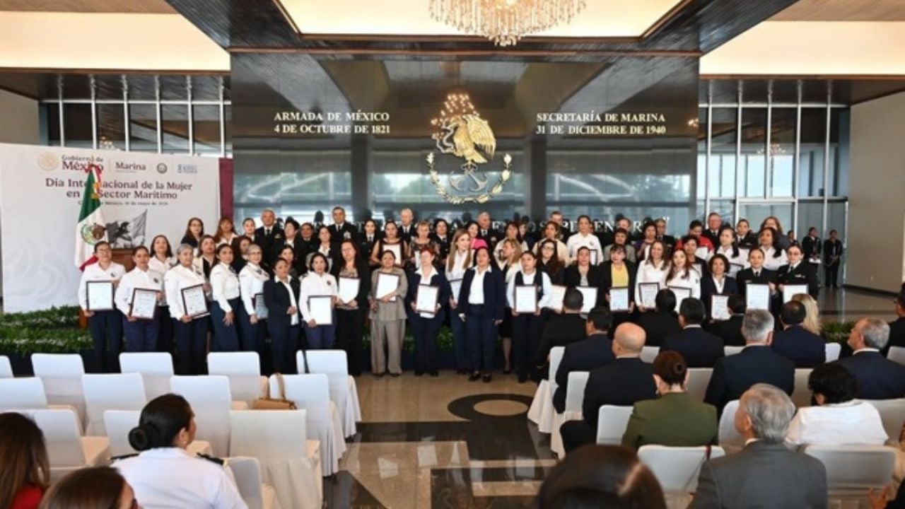 La Secretaría de Marina celebra a las mujeres del mar en su Día Internacional