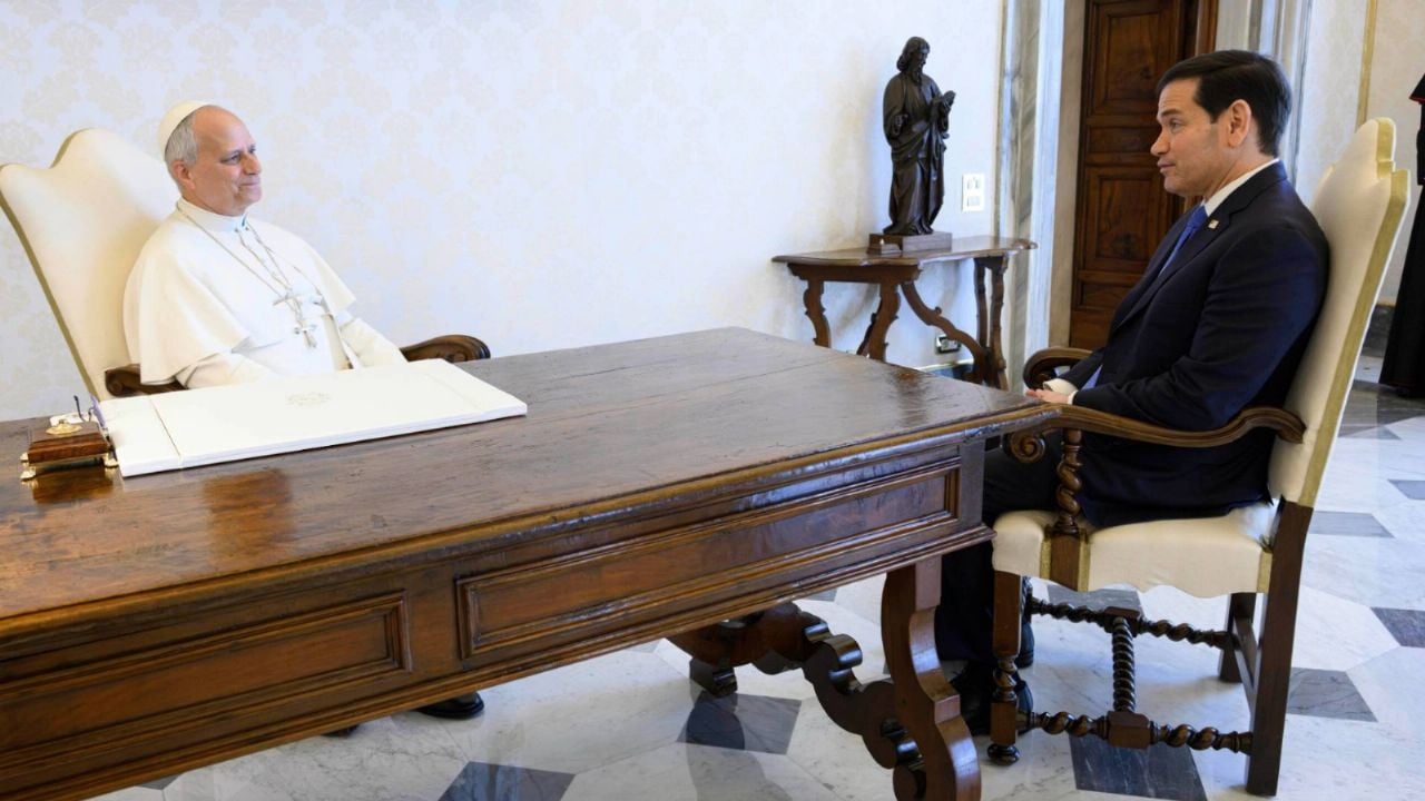 Marco Rubio se reúne con el Papa León XIV en el Vaticano amid tensiones con Trump