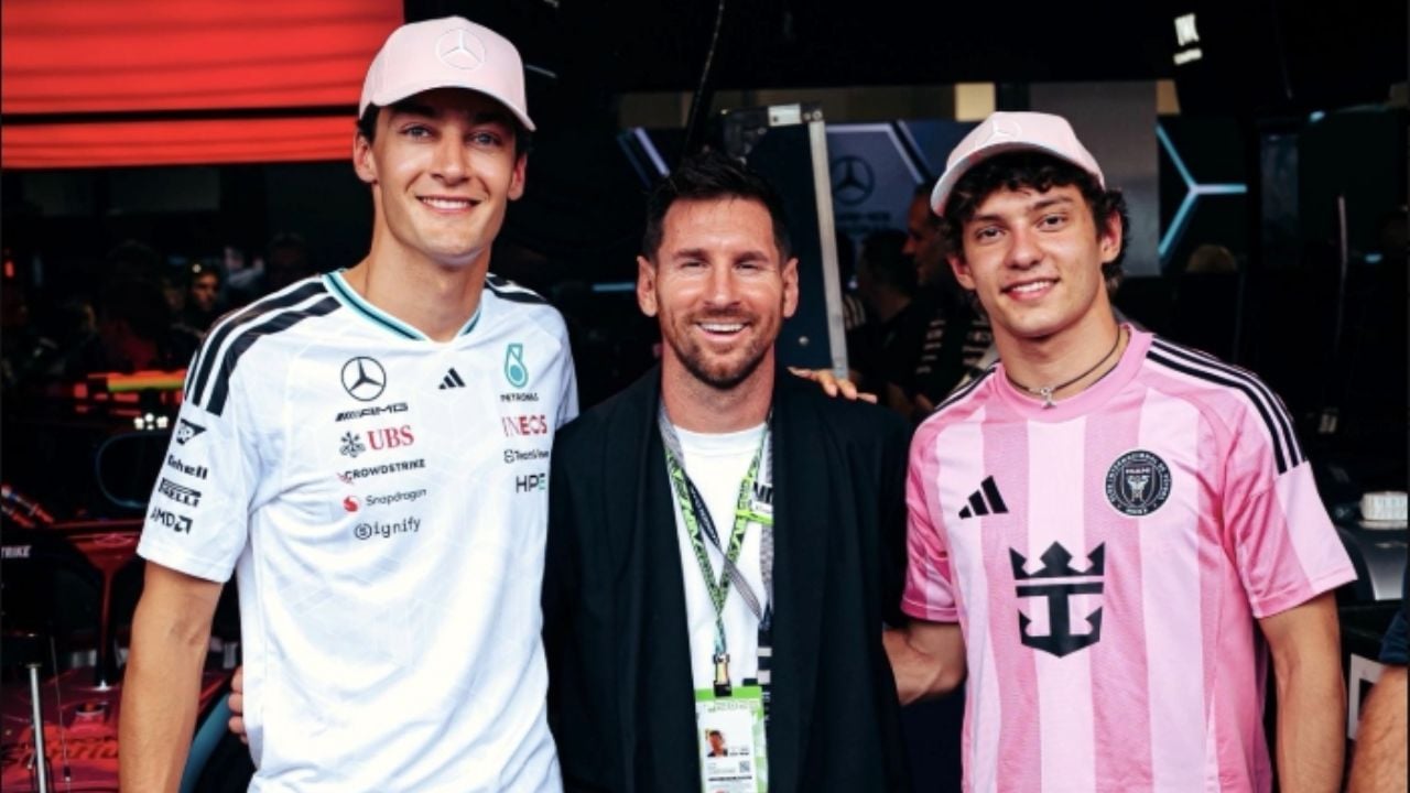 Messi asiste al Gran Premio de Miami y sorprende a todos