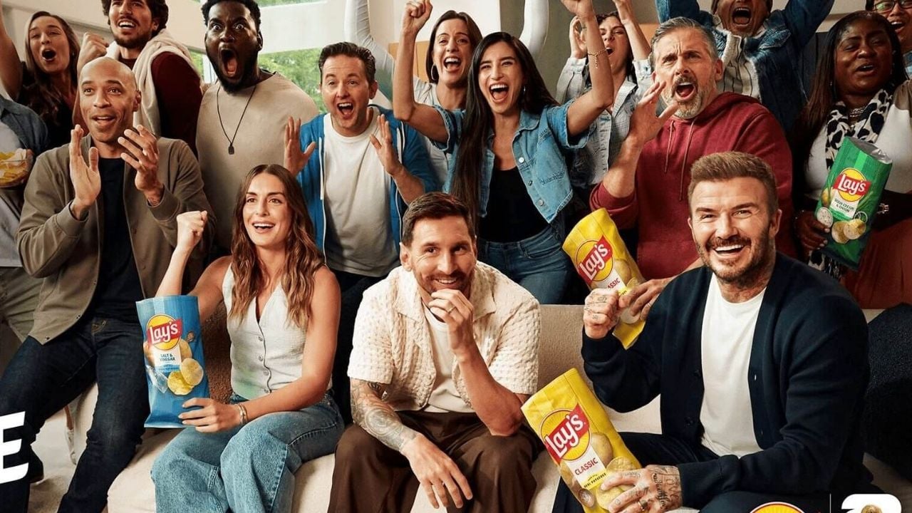 Messi brilla en un spot de papas fritas con grandes figuras