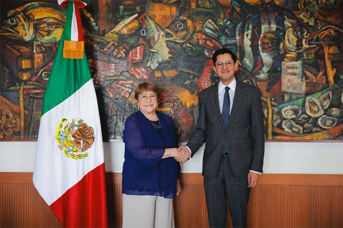 México apoya candidatura de Michelle Bachelet para ONU en el ámbito internacional