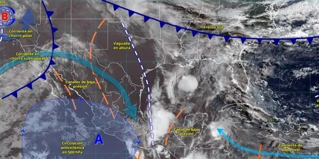 México: Estados y municipios afectados por frente frío y ondas tropicales