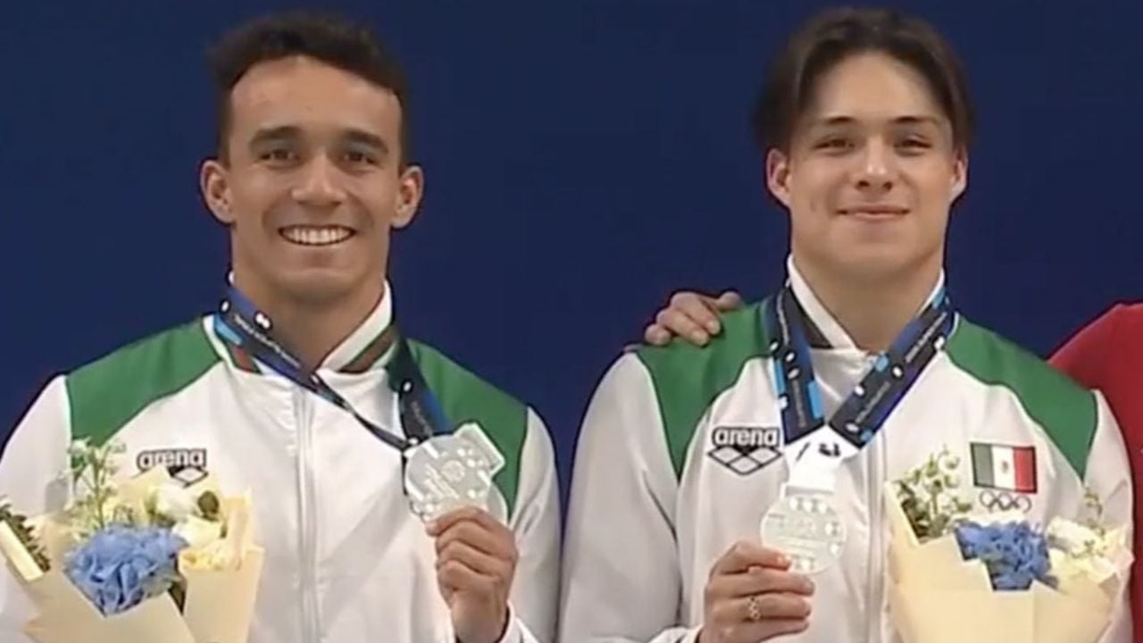 México logra medalla de plata en trampolín sincronizado en Beijing