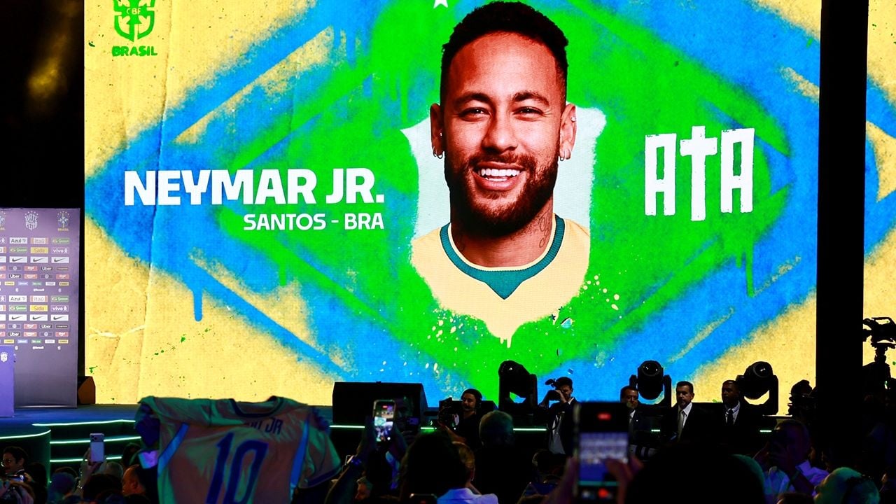 Neymar convocado por Ancelotti para su cuarto Mundial con Brasil