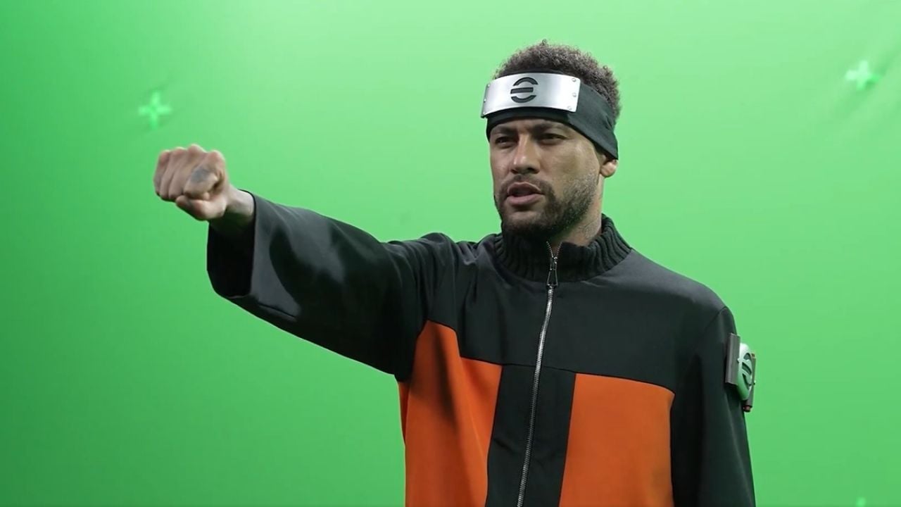 Neymar sorprende con su cosplay de Naruto en redes sociales
