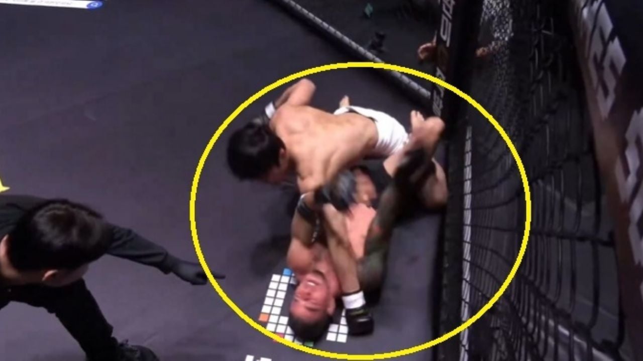 Peleador brasileño es noqueado por rival coreano en contundente combate