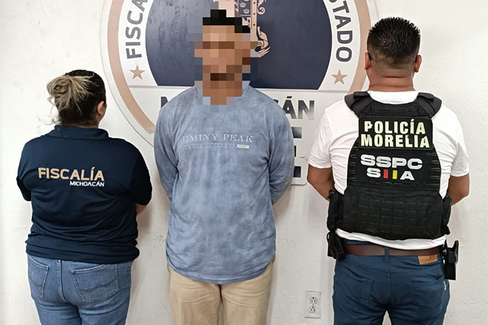 Policía de Morelia arresta a uruapense por robo calificado