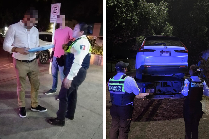 Policía de Morelia recupera camioneta robada en solo 27 minutos