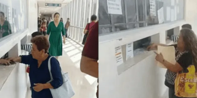 Puebla: Pacientes arrodillados en ventanilla del IMSS generan controversia