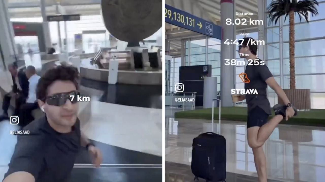 Runner corre 8 kilómetros en el AIFA: Desafío en el aeropuerto vacío