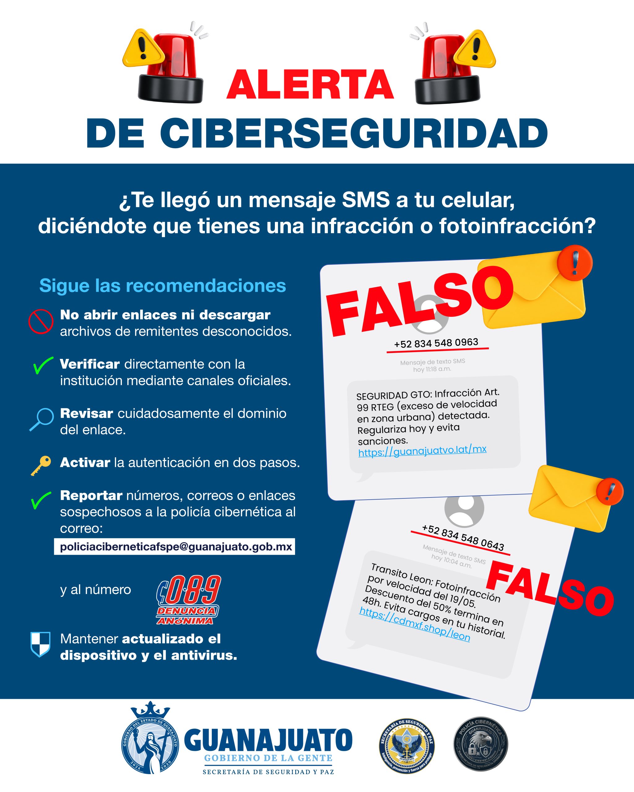 Secretaría de Seguridad y Paz alerta sobre fraude en infracciones en Monterrey