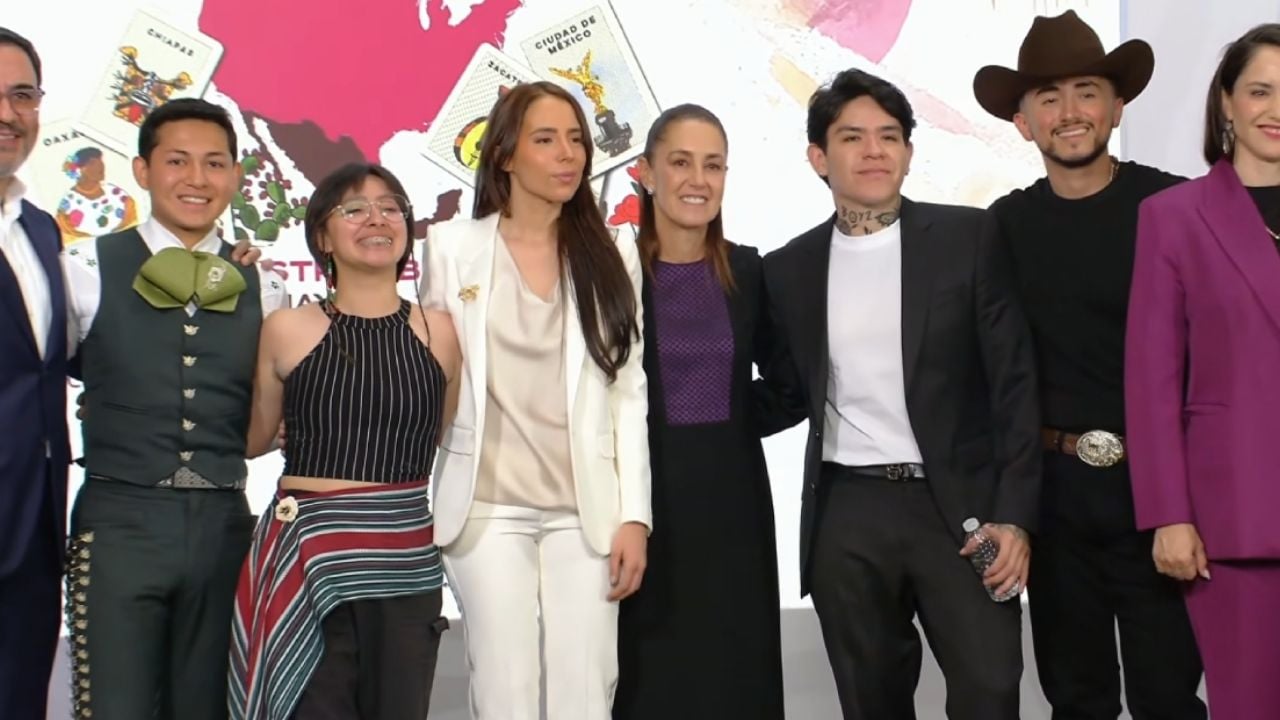 Sheinbaum invita a Junior H a "México canta" tras su actuación en Jalisco