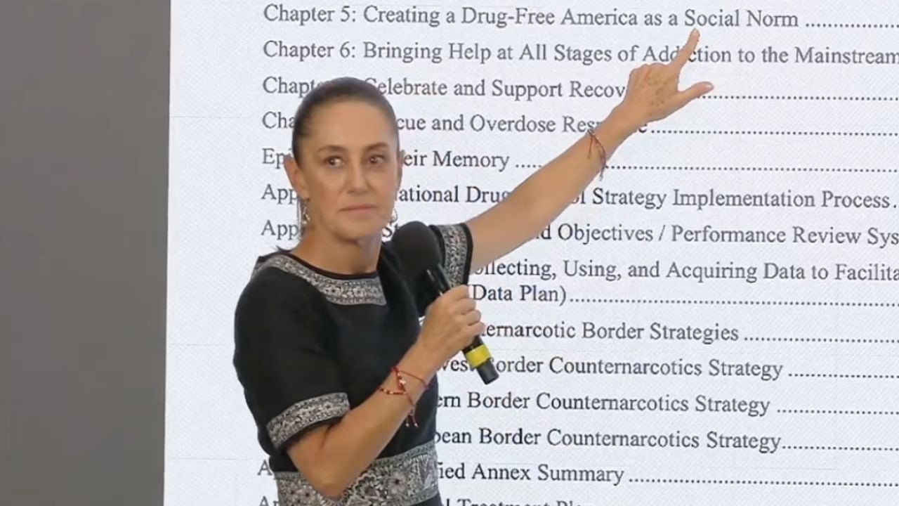 Sheinbaum responde a Trump sobre lucha contra cárteles en Ciudad de México