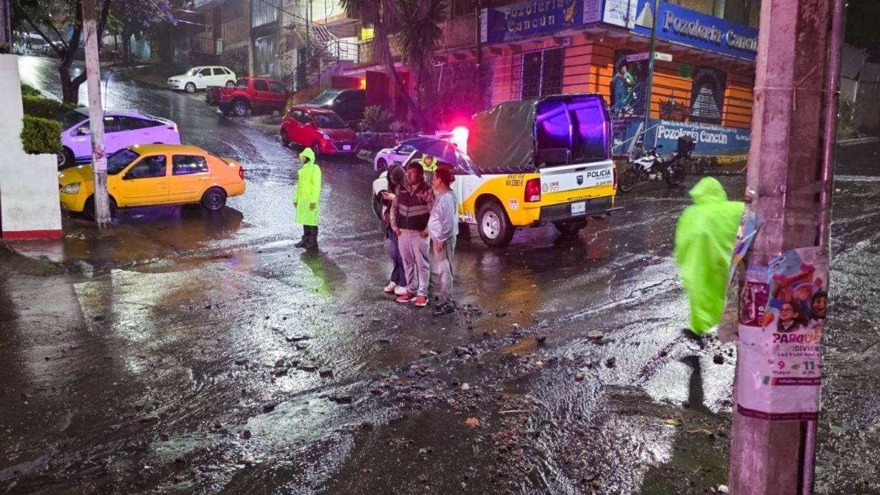 Temporal de lluvias, granizo y actividad eléctrica afecta a la CDMX esta semana
